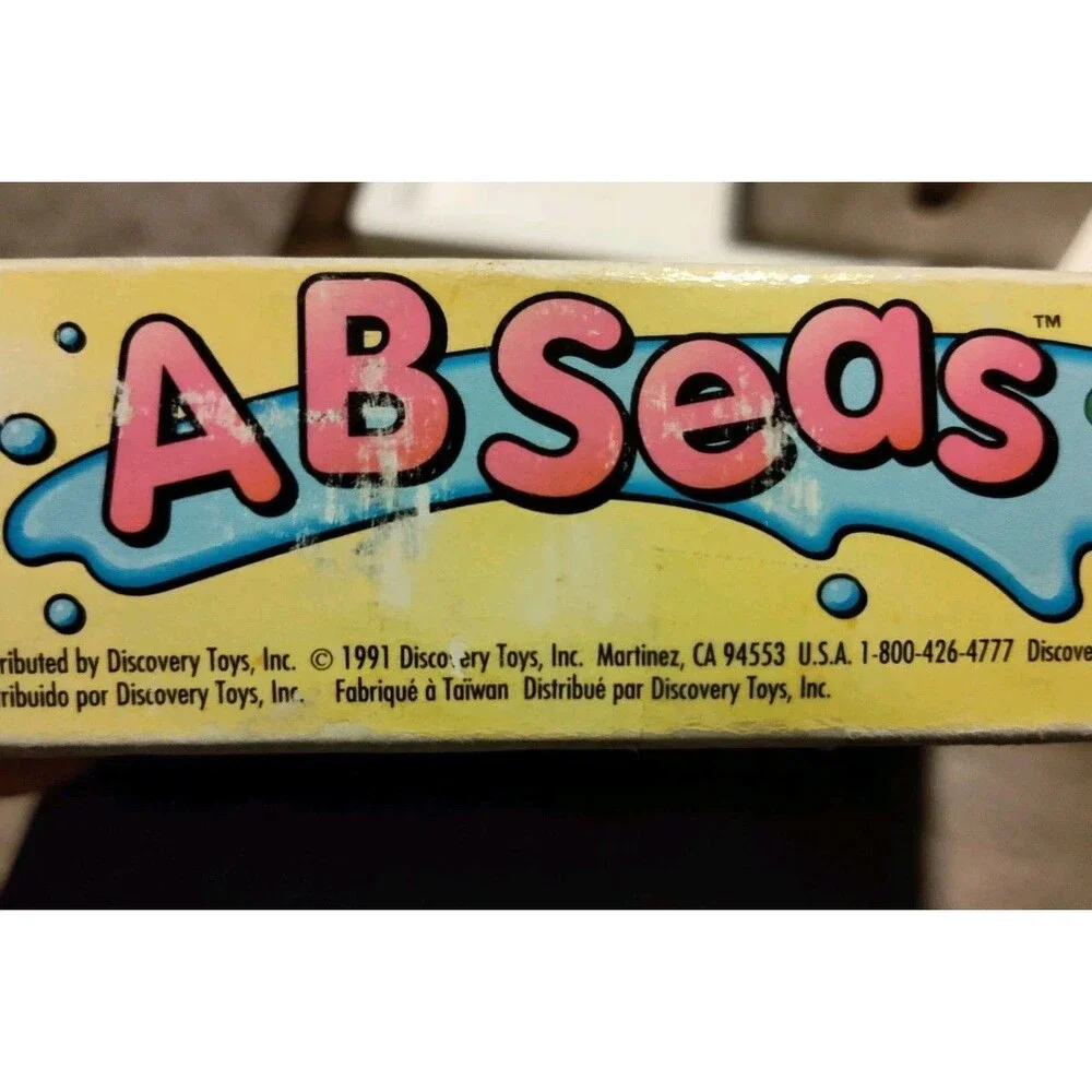 Discovery Toys AB Seas Fishing Board Game Alphabet Letters ABC for Preschool